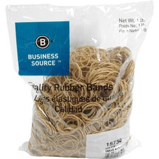 Business Source Quality Rubber Bands - Size: #12 - 1.8" Length x 0.1" Width - Sustainable - 2500 / Pack - Rubber - Crepe