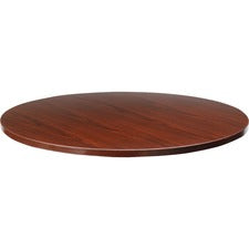 Lorell Essentials Conference Table Top - Laminated Round, Mahogany Top x 41.38" Table Top Width x 41.38" Table Top Depth x 1" Table Top Thickness - Assembly Required