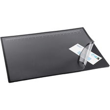 Artistic Logo Desktop Organizer Pad - Rectangle - 24" Width x 19" Depth - Rubber - Rubber, Plastic - Black