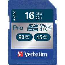 16gb Pro 600x Sdhc Memory Card, Uhs-i V30 U3 Class 10
