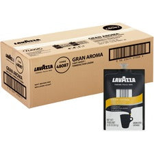 Lavazza Ground Gran Aroma Medium Roast Ground Coffee - Light/Medium - 76 / Carton