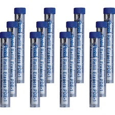 Pentel Mechanical Pencil Eraser Refills - White - 60 / Box