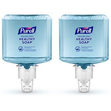 PURELL&reg; ES4 Refill HEALTHY SOAP Foam - Citrus Scent - 40.6 fl oz (1200 mL) - Dirt Remover, Kill Germs - Skin - Blue - Bio-based, Preservative-free, Paraben-free, Phthalate-free, Dye-free, Antibacterial-free, Quick Rinse - 2 / Carton