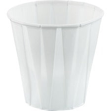 Solo Paper Cups - 100 / Pack - 3.50 fl oz - 50 / Carton - White - Paper - Medicine