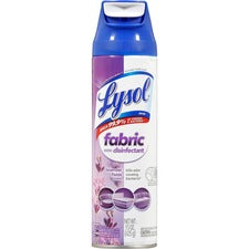 Lysol Fabric Disinfectant Spray - Spray - 15 fl oz (0.5 quart) - Lavender Fields Scent - 1 Each - Clear