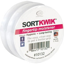 Sortkwik Fingertip Moisteners, 1.75 Oz, Pink, 2/pack