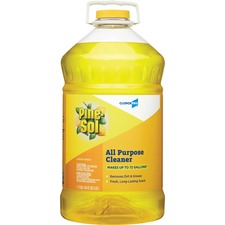 CloroxPro&trade; Pine-Sol All-Purpose Cleaner - Concentrate Liquid - 144 fl oz (4.5 quart) - Lemon Fresh Scent - 1 Each - Yellow