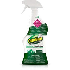 Clean Control Eucalyptus Deodorizer Disinfectant Spray - Ready-To-Use Spray - 32 fl oz (1 quart) - Original Eucalyptus Scent - 1 Each - Green