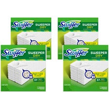 Dry Refill Cloths, White, 10.4 X 8, 37/box, 4 Boxes/carton