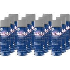 Twinkle Stainless Steel Cleaner/Polish - Ready-To-Use Aerosol - 17 fl oz (0.5 quart) - Characteristic Scent - 12 / Carton - White