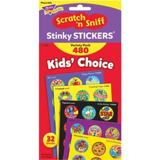Stinky Stickers Variety Pack, General Variety, Assorted Colors, 480/pack