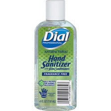 Antibacterial With Moisturizers Gel Hand Sanitizer, 4 Oz Flip-top Bottle, Fragrance-free, 24/carton