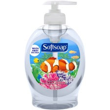 Softsoap Aquarium Hand Soap - Fresh Scent Scent - 7.5 fl oz (221.8 mL) - Soil Remover, Bacteria Remover, Dirt Remover, Kill Germs - Hand, Skin - Clear - Rich Lather, Recyclable, Paraben-free, Phthalate-free, pH Balanced, Biodegradable - 1 Each