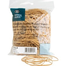 Business Source Rubber Bands - 3.5" Length - 62 mil Thickness - 425 / Pack - Natural