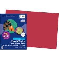 Prang Construction Paper - Craft - 18"Width x 12"Length - 50 / Pack - Red