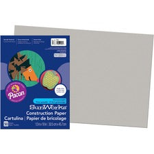 Prang Construction Paper - Multipurpose - 0.40"Height x 18"Width x 12"Length - 50 / Pack - Gray - Paper