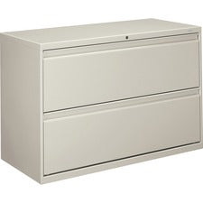 HON Brigade 800 H892 Lateral File - 42" x 18" x 28.4" - 2 Drawer(s) - Finish: Light Gray