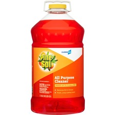 CloroxPro&trade; Pine-Sol All Purpose Cleaner - Concentrate Liquid - 144 fl oz (4.5 quart) - Orange Energy Scent - 63 / Bundle - Orange