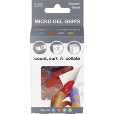 Tippi Micro-gel Fingertip Grips, Assorted Sizes, 10/pack