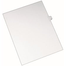 Avery&reg; Alllstate Style Individual Legal Dividers - 25 x Divider(s) - Side Tab(s) - 85 - 1 Tab(s)/Set - 8.5" Divider Width x 11" Divider Length - Letter - 8.50" Width x 11" Length - White Paper Divider - 1
