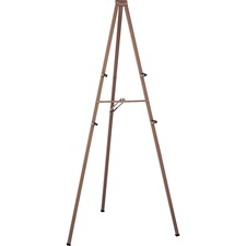 Quartet Steel Tripod Display Easel - 72" Height x 1" Width x 4" Depth - Floor - Steel - Bronze