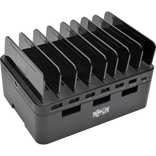 Usb Charging Station With Quick Charge 3.0, 7 Devices, 4.9 X 2.6 X 6.6, Black