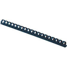 Plastic Comb Bindings, 3/8" Diameter, 55 Sheet Capacity, Navy Blue, 100/pack