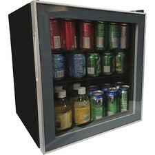 Avanti 1.6 cubic foot Beverage Cooler - 1.60 ft� - Reversible - 1.60 ft� Net Refrigerator Capacity - 120 V AC - 265 kWh per Year - Black - Freestanding