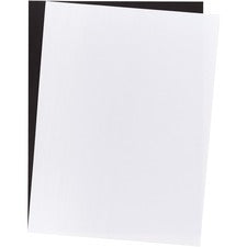 Tru-Ray Tru-Ray Construction Paper - Art Project, Craft Project - 9"Width x 12"Length - 144 Sheet - Black, White - Sulphite, Fiber, Paper