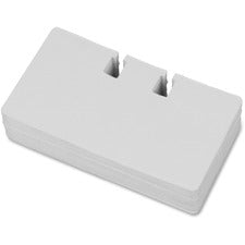 Lorell Desktop Rotary Card File Refill - For 4" x 2.13" Size Card - White