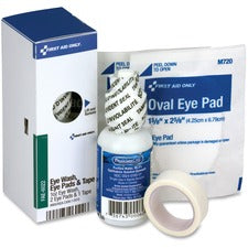 First Aid Only™ Smartcompliance Eyewash Set With Eyepads And Adhesive ...