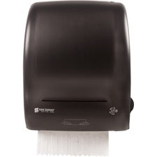 Simplicity Mechanical Roll Towel Dispenser, 15.25 X 13 X 10.25, Black