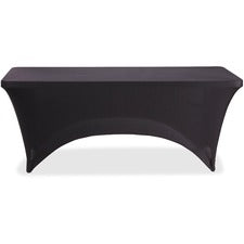 Igear Fabric Table Cover, Polyester/spandex, 30" X 72", Black