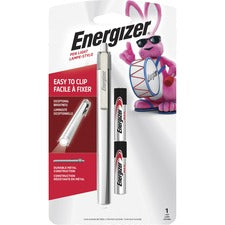 Led Pen Light, 2 Aaa Batteries (included), Silver/black