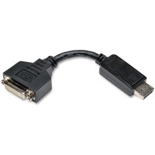 Tripp Lite DisplayPort to DVI Adapter Video Converter DP-M to DVI-I-F 6in - DP to DVI for DP-M to DVI-I-F