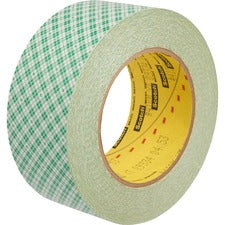 Scotch Double-Coated Paper Tape - 36 yd Length x 2" Width - 6 mil Thickness - 3" Core - Kraft - Rubber Backing - 1 / Roll - Natural
