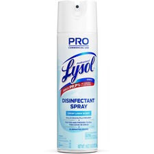 Professional Lysol Disinfectant Spray - Spray, Aerosol - 19 fl oz (0.6 quart) - Crisp Linen Scent - 1 Each - Clear