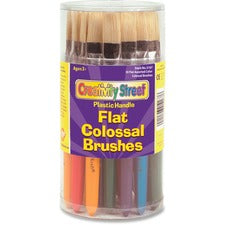 Creativity Street Flat Colossal Brushes - 1 Brush(es) Plastic Assorted Handle