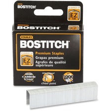 Bostitch EZ Squeeze 130 Premium Staples - 210 Per Strip - 13/16" Leg - 1/2" Crown - Holds 130 Sheet(s) - for Paper - Chisel Point - Steel Gray - High Carbon Steel - 2.4" Height x 2.9" Width0.8" Length - 1 / Box