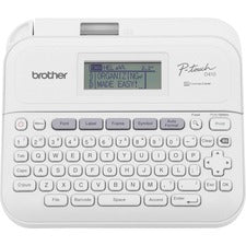 Brother&reg; P-touch PT-D410 Home/Office Advanced Connected Label Maker - 15 Fonts - Connect via USB - Takes TZe Label Tapes up to ~3/4 inch