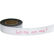 Zeus Magnetic Labeling Tape - 16.67 yd Length x 2" Width - 1 / Roll - White