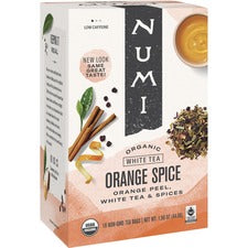 Organic Teas And Teasans, 1.58 Oz, White Orange Spice, 16/box