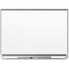 Quartet Prestige 2 Total Erase Magnetic Whiteboard - 96" (8 ft) Width x 48" (4 ft) Height - White Surface - Graphite Frame - Horizontal - 1 Each