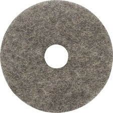 Genuine Joe Floor Pad - 5/Carton - Round x 17" Diameter - Cleaning, Floor - Durable, Long Lasting