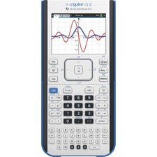 Texas Instruments Nspire CX II Graphing Calculator - Rechargeable - Battery Powered - 2" x 7.3" x 11.8" - Gray - 1 Each