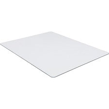 Lorell Tempered Glass Chairmat - Carpet, Hardwood Floor, Marble, Hard Floor - 60" Length x 48" Width x 0.25" Thickness - Rectangle - Tempered Glass - Clear
