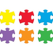 Trend Accents Interlocking Puzzle - 5.50" - Theme/Subject: Learning - 6-10 Year36 Piece