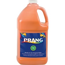 Prang Liquid Tempera Paint - 1 gal - 1 Each - Orange