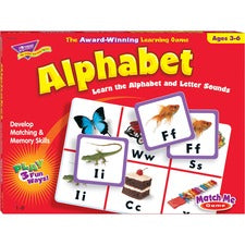 Trend Match Me Alphabet Learning Game - Educational - 1 to 8 Players - 1 Each