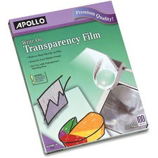 Write-on Transparency Film, 8.5 X 11, 100/box